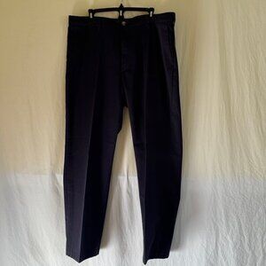 Lee Custom fit collection Navy Blue Men's Work Dress Pants size 38x32